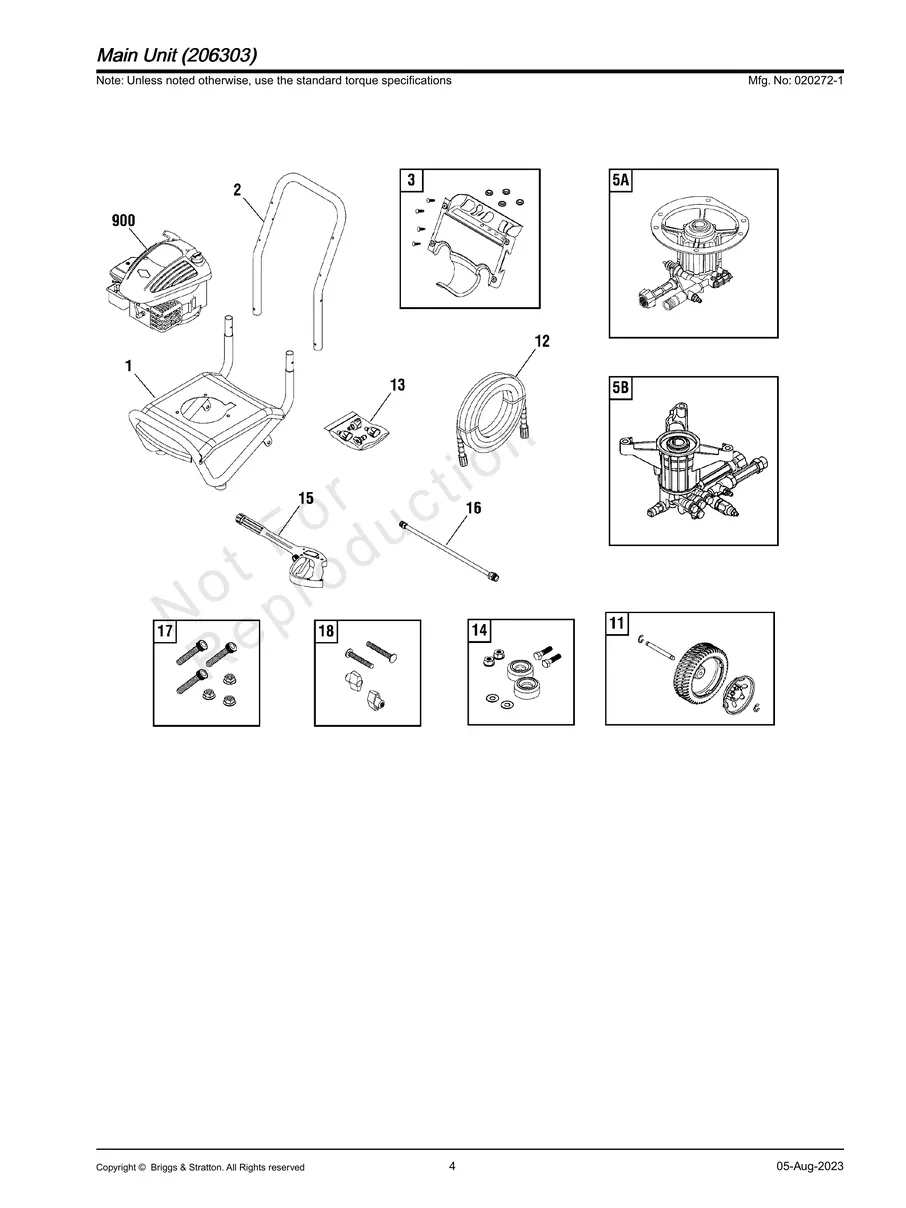 BRIGGS AND STRATTON, 020272-1, IPL.4